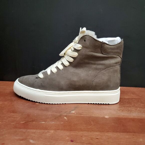 Sam Edelman Size 6 High Top Gray Pence Sneaker Casual Shoes - Picture 6 of 12